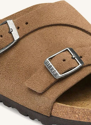 BIRKENSTOCK - Sandalia de ante Zúrich