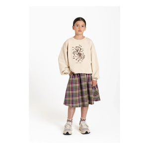Hundred Pieces - Belmont Wild Horses organik pamuk hoodie | Krem