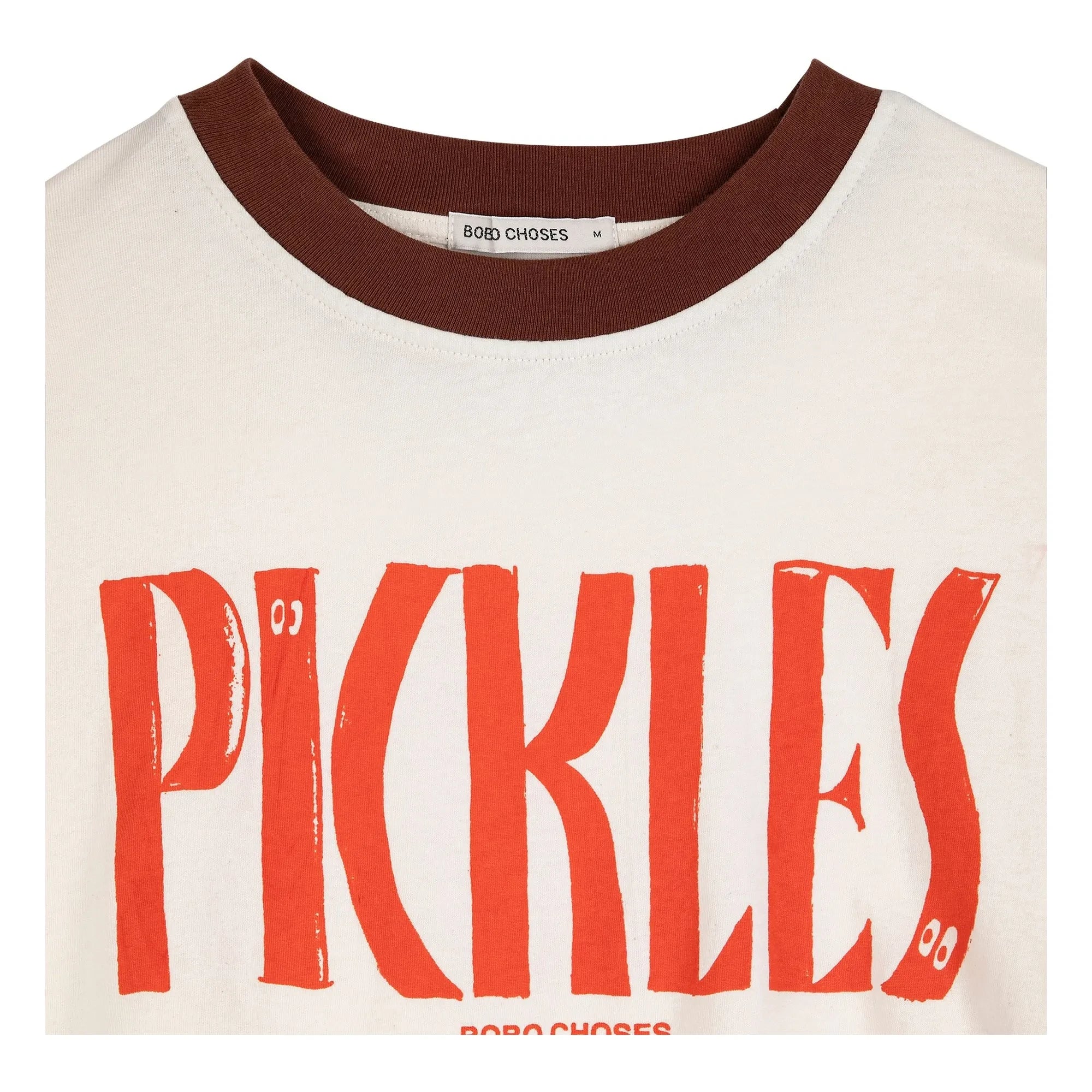 Bobo Choses - Camiseta de algodón orgánico con bloques de color | Crema