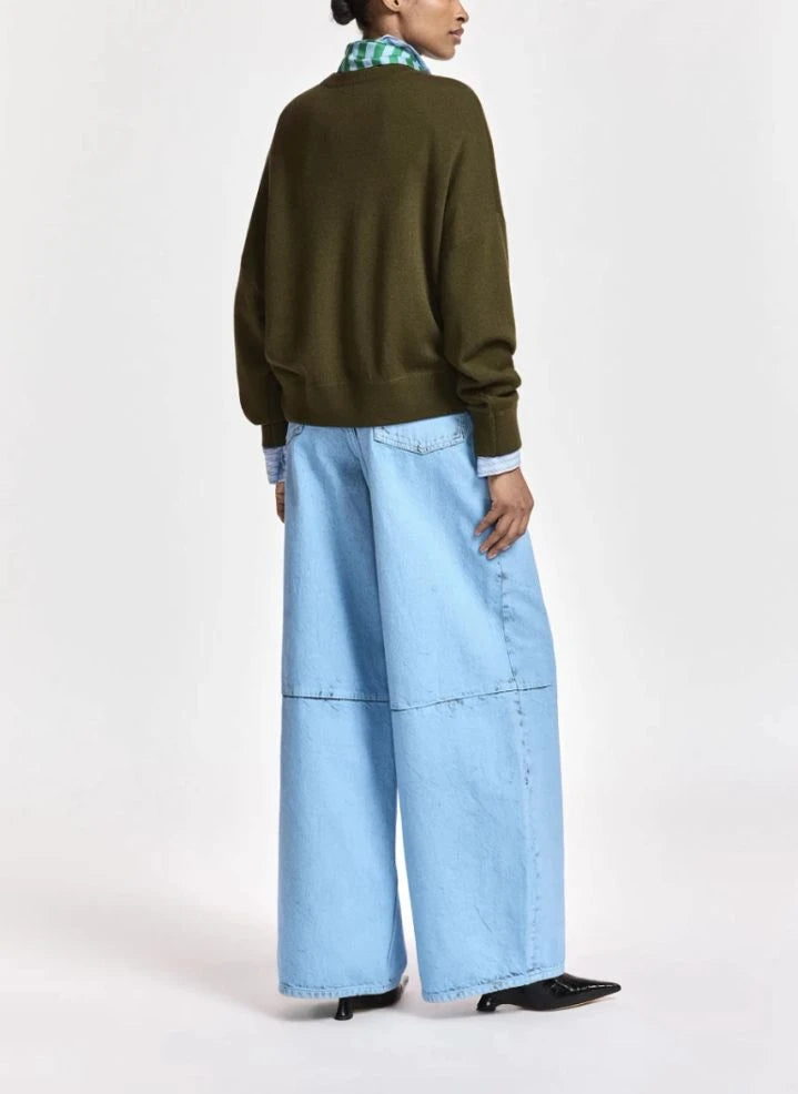 Essentiel Antwerp - Kurtis Eşarp Kazak | Haki