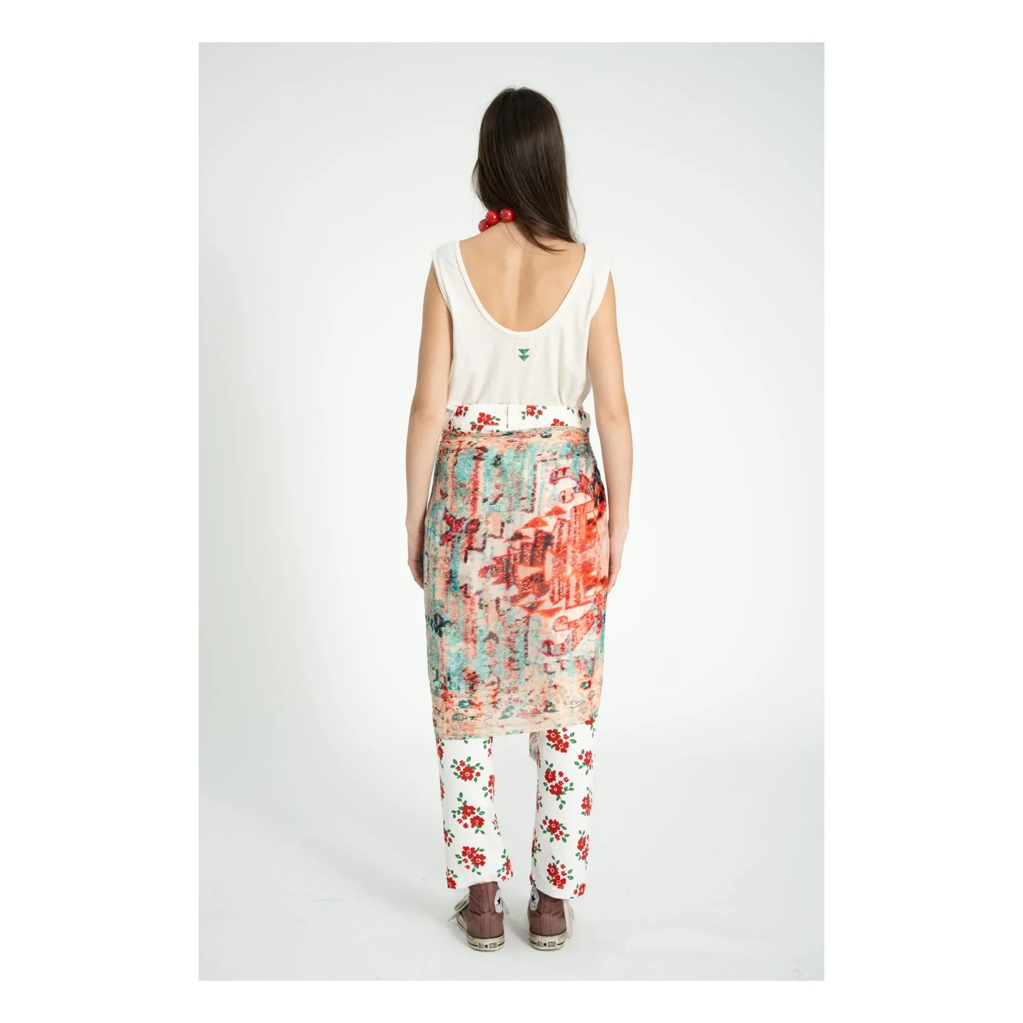 Sisters Department - Camiseta de tirantes de lino y algodón Olivia | Crudo