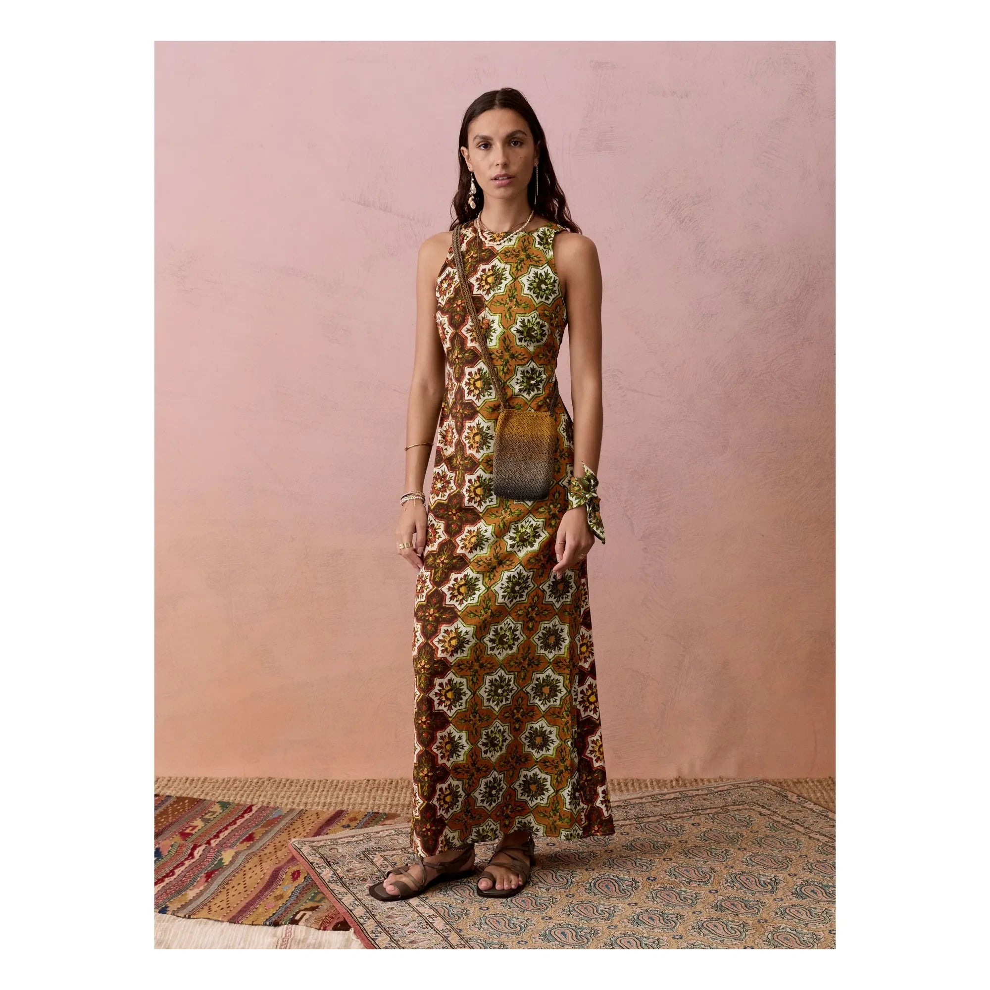 Boteh - Vestido Alhambra | Ocre