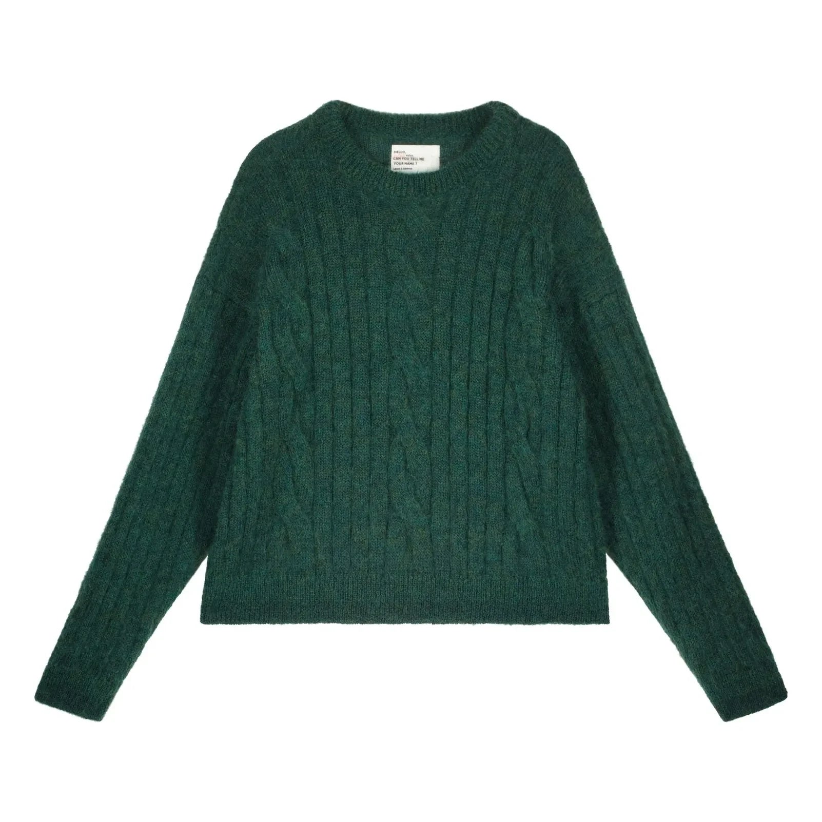 Leon & Harper - Moove Core Super Kid Mohair Kazak | Yeşil