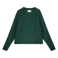 Leon & Harper - Moove Core Super Kid Mohair Kazak | Yeşil