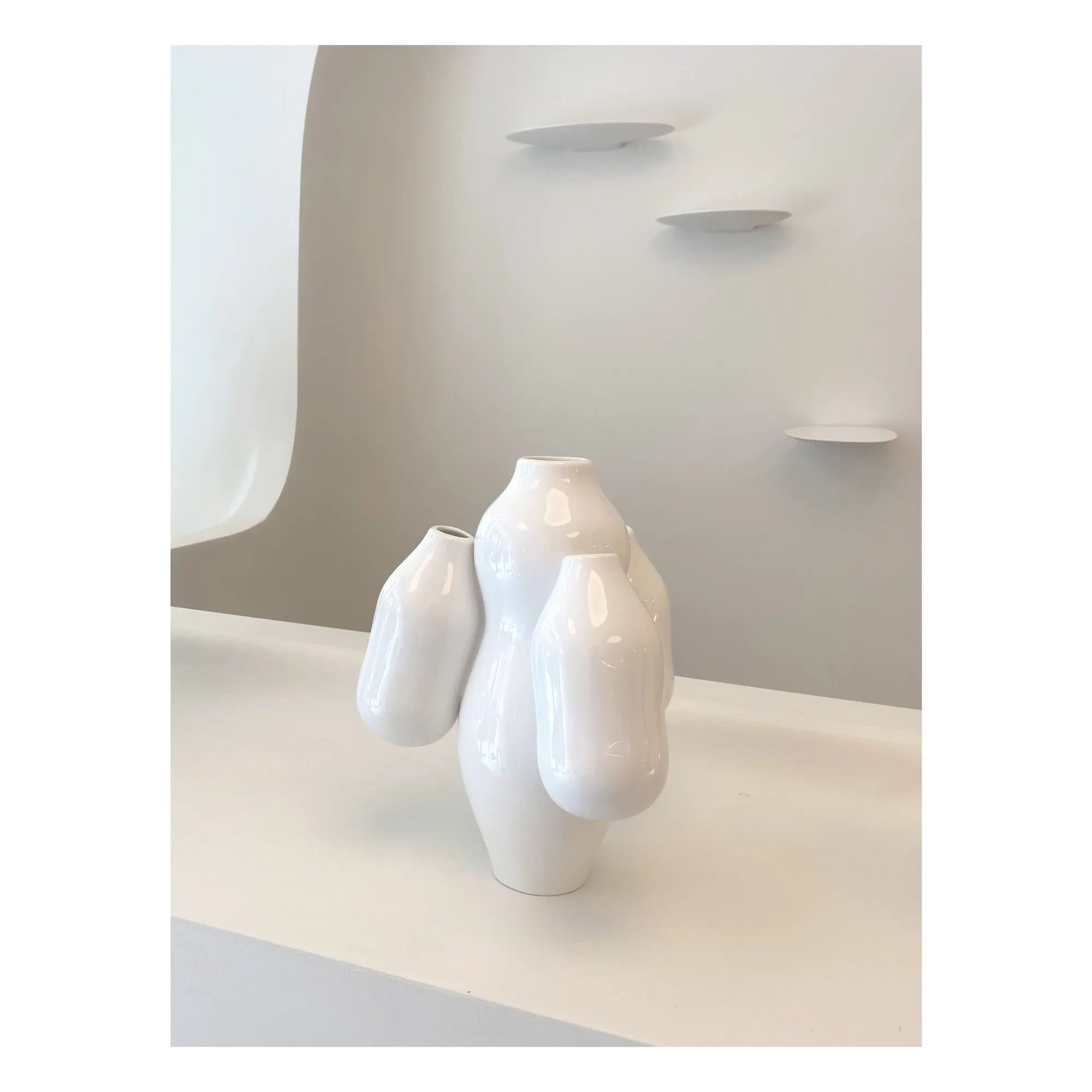 Moustache - Allpa Mini Vase - Jean-Baptiste Fastrez | Blanco