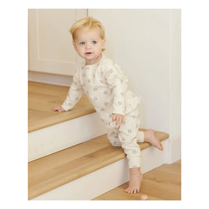 Quincy Mae - Pantalón de oso de algodón orgánico | Crudo