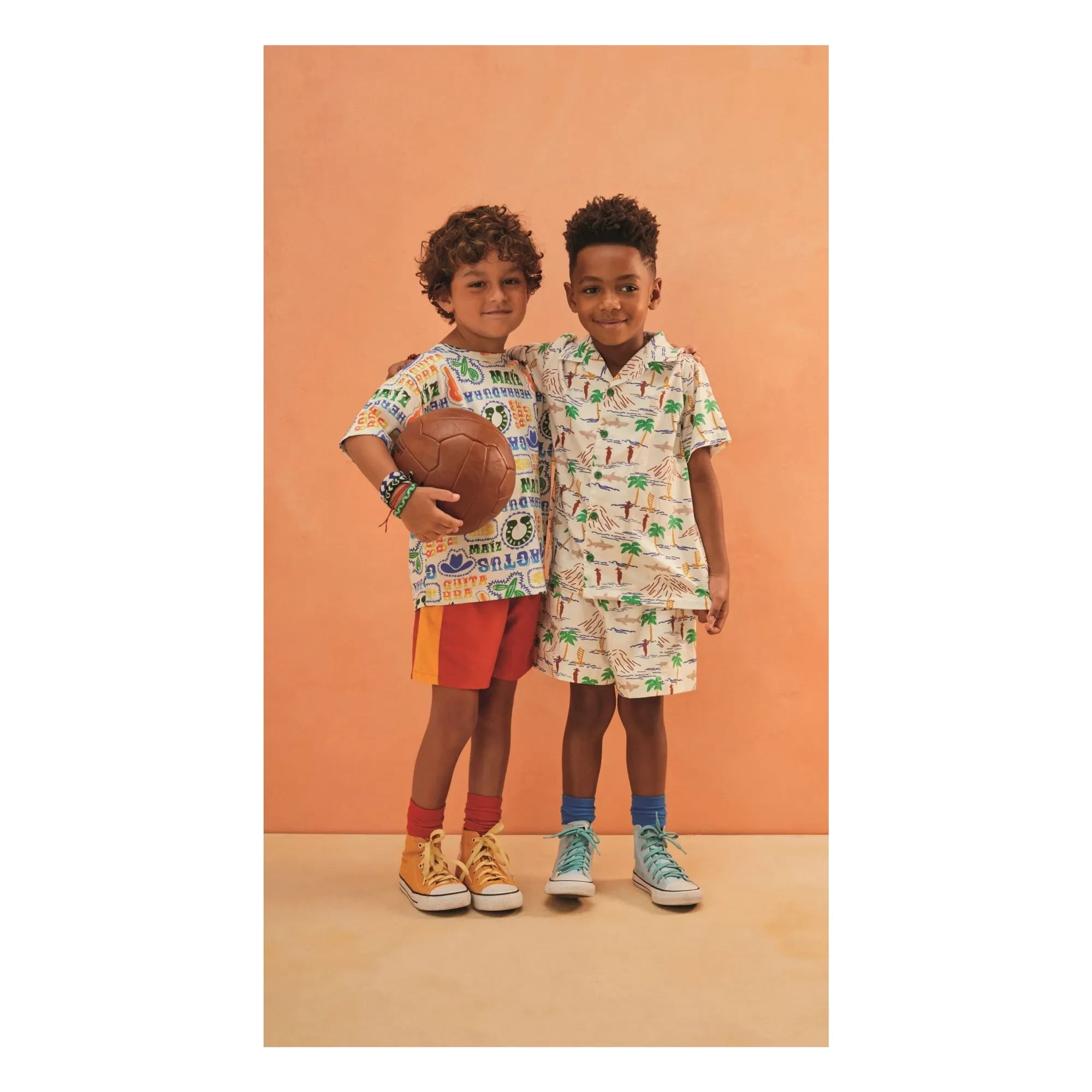 Fabula - Camisa con palmeras | Blanco