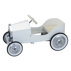 Vilac - Coche de pedales grande para niños | Marfil