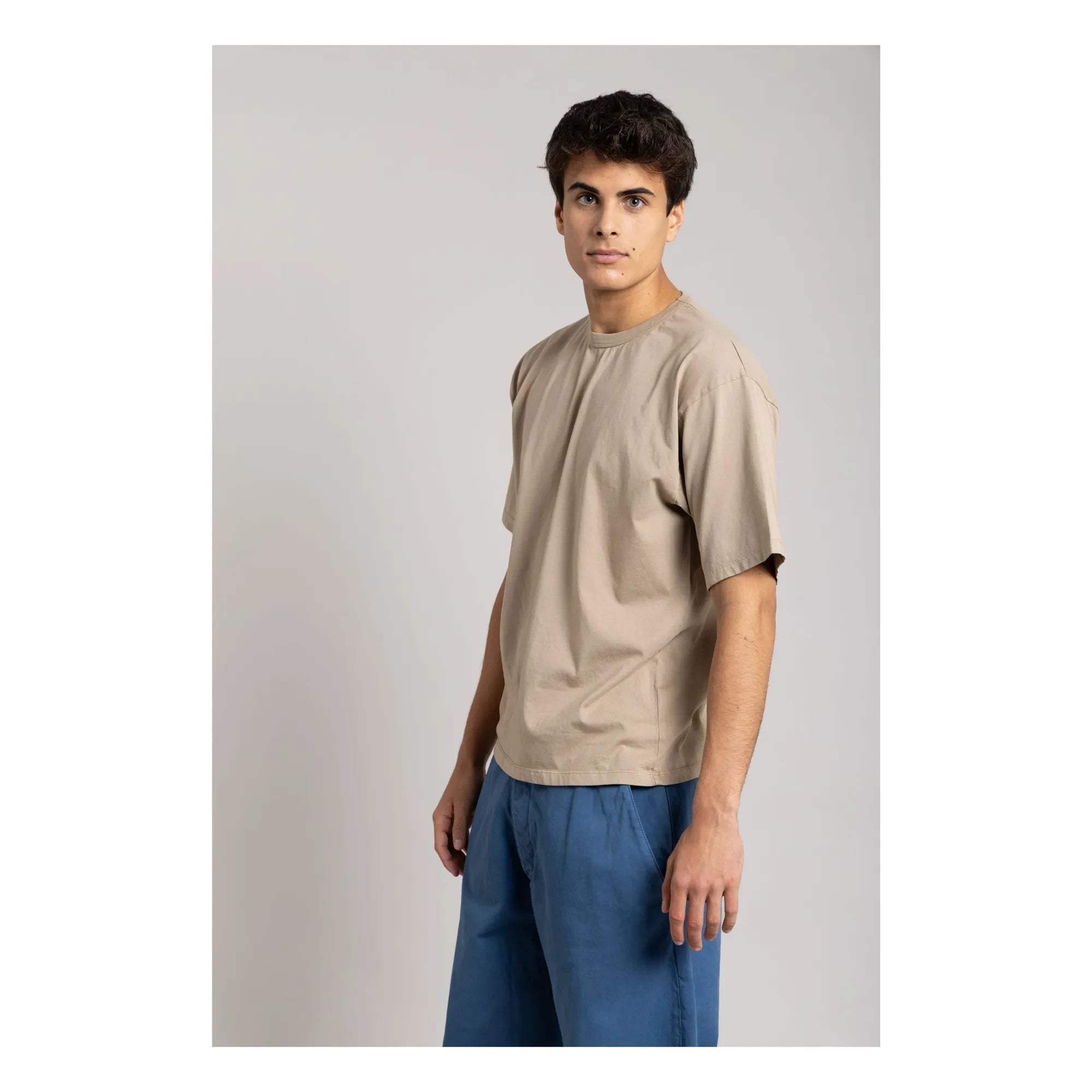 Smallable Man - Camiseta Solal de algodón orgánico | Marrón arena oscuro