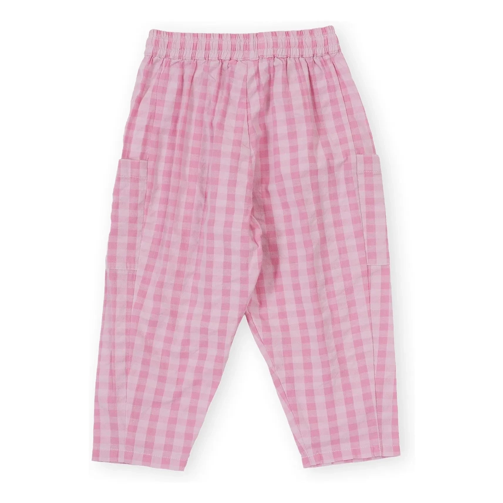 Goldie + Ace - Pantalones con Bolsillos a Cuadros Vichy | Rosa