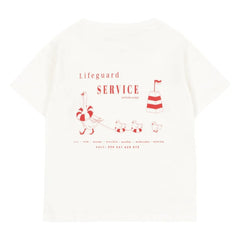 Konges Sløjd - Camiseta de algodón orgánico Era Duck | Blanca