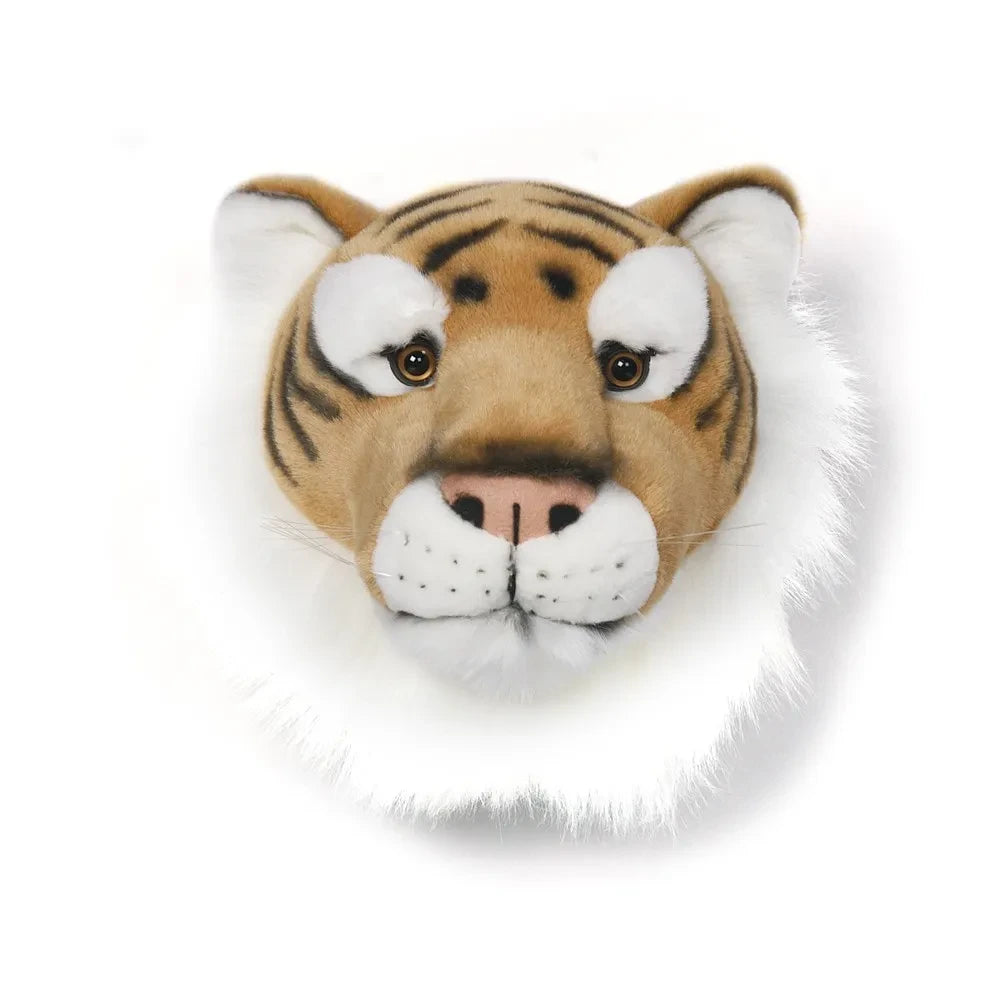 Wild & Soft - Colgador de pared cabeza de tigre | Marrón claro