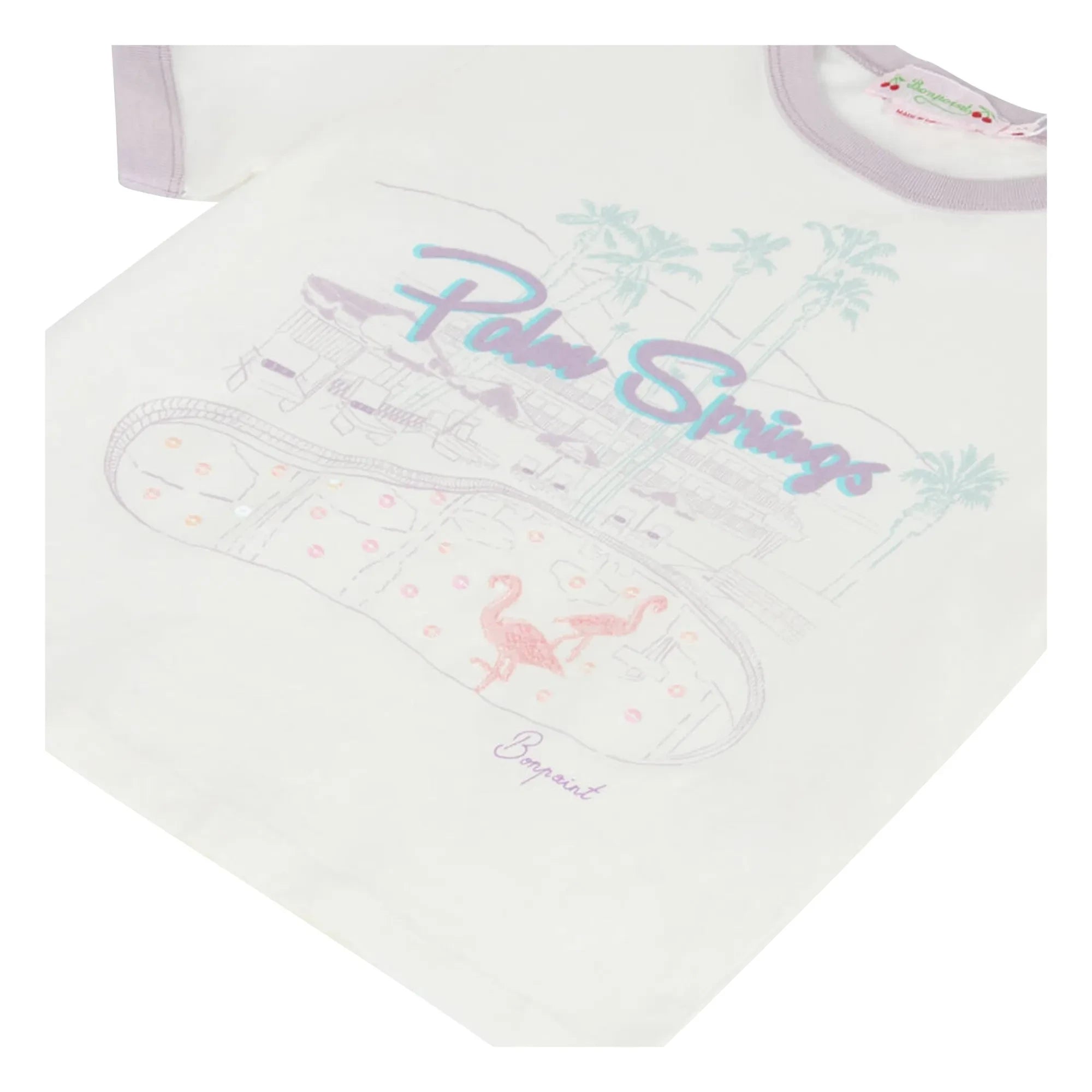 Bonpoint - Camiseta Emma de algodón orgánico | Crema