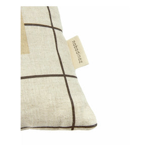 Nobodinoz - Cojín rectangular Maison Vibes - Lino francés | Crudo