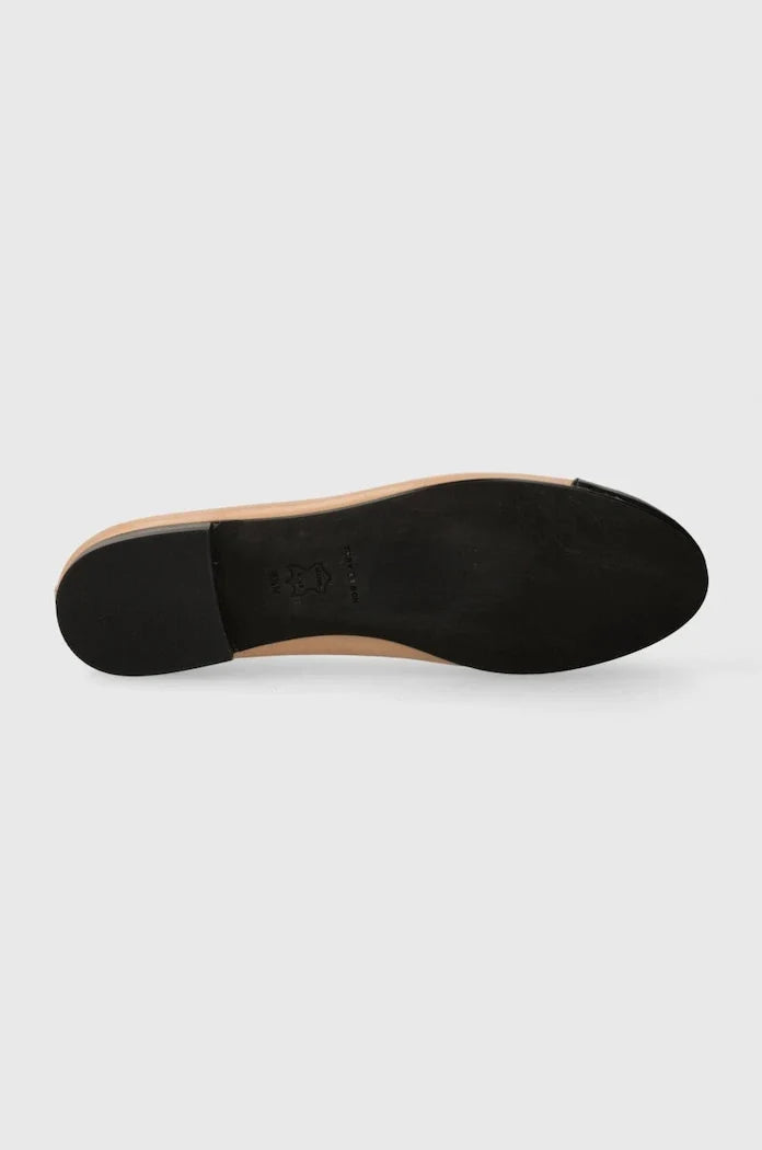 Tory Burch CAP-TOE BALLET Bailarinas de piel