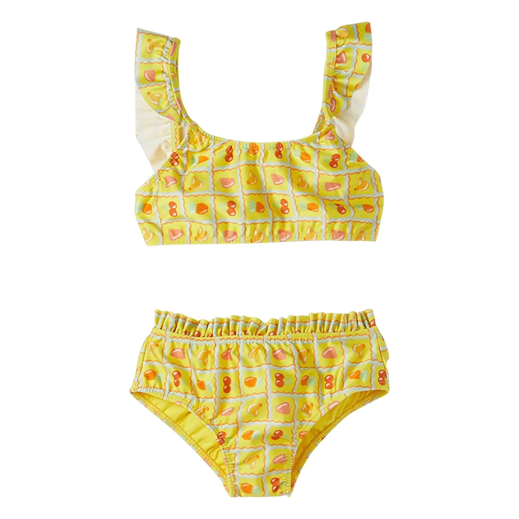 Fabula - Traje de baño de 2 piezas Bonbonlar | Amarillo