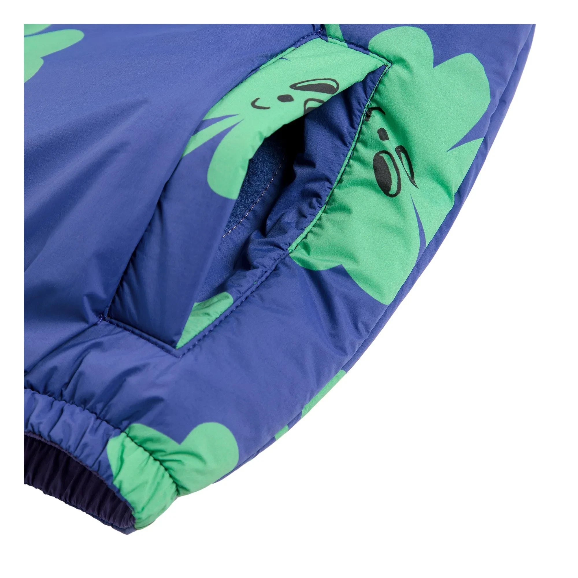 Bobo Choses - Chubasquero Reversible Impermeable con Estampado de Trébol de Fibras Recicladas | Morado