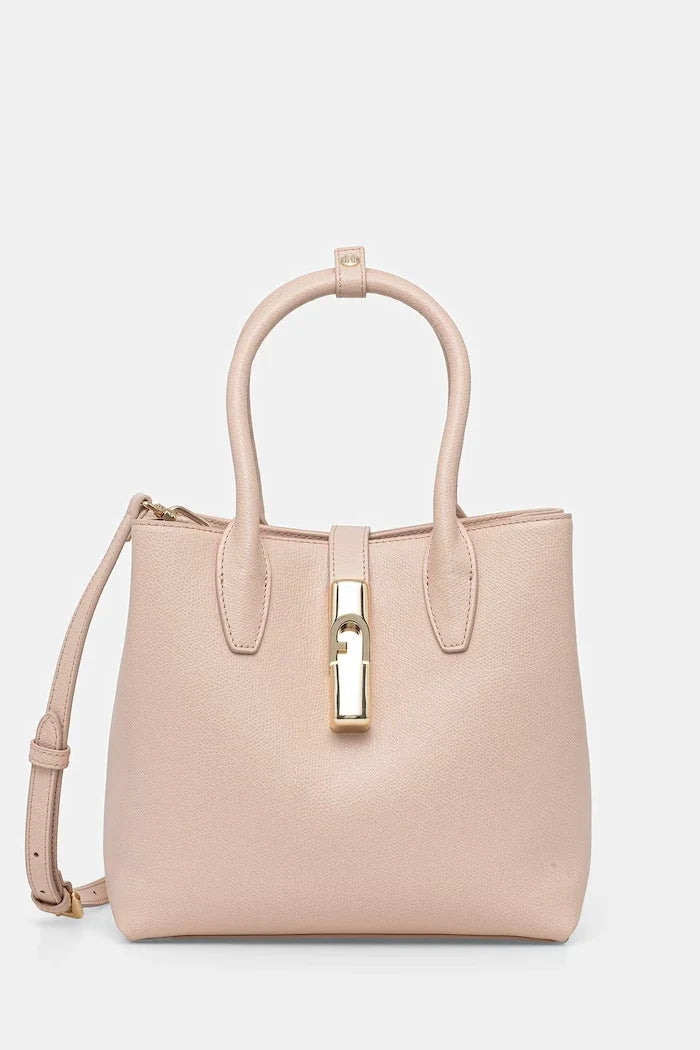 Bolso cruzado de piel Furla Goccia S Tote Base 22 para mujer