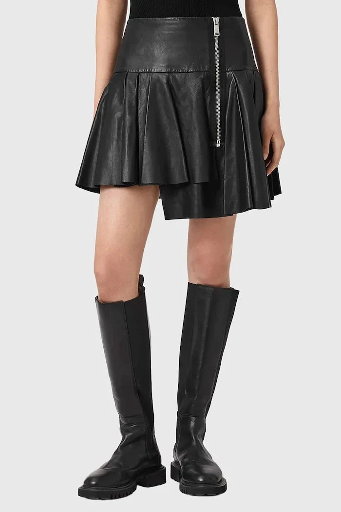 AllSaints IRINA Falda de cuero