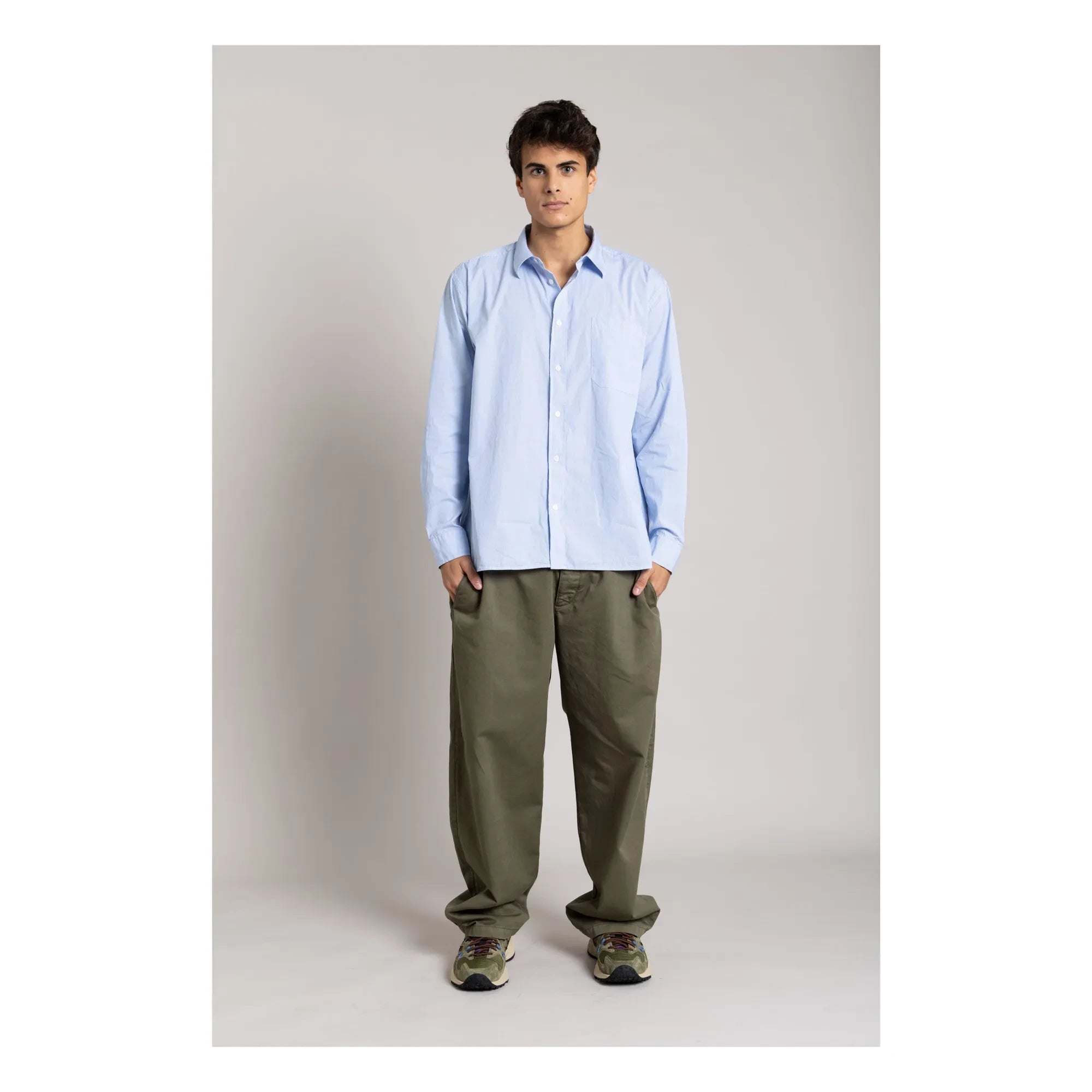 Smallable Man - Zola Camisa Rayas | Azul Claro
