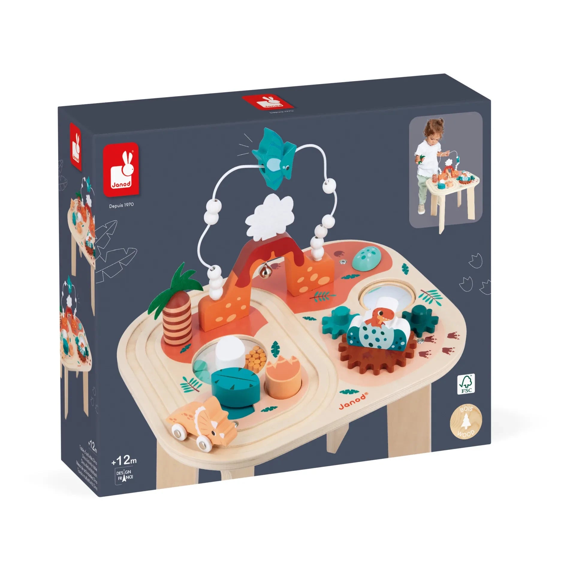 Janod - Mesa de actividades Dino
