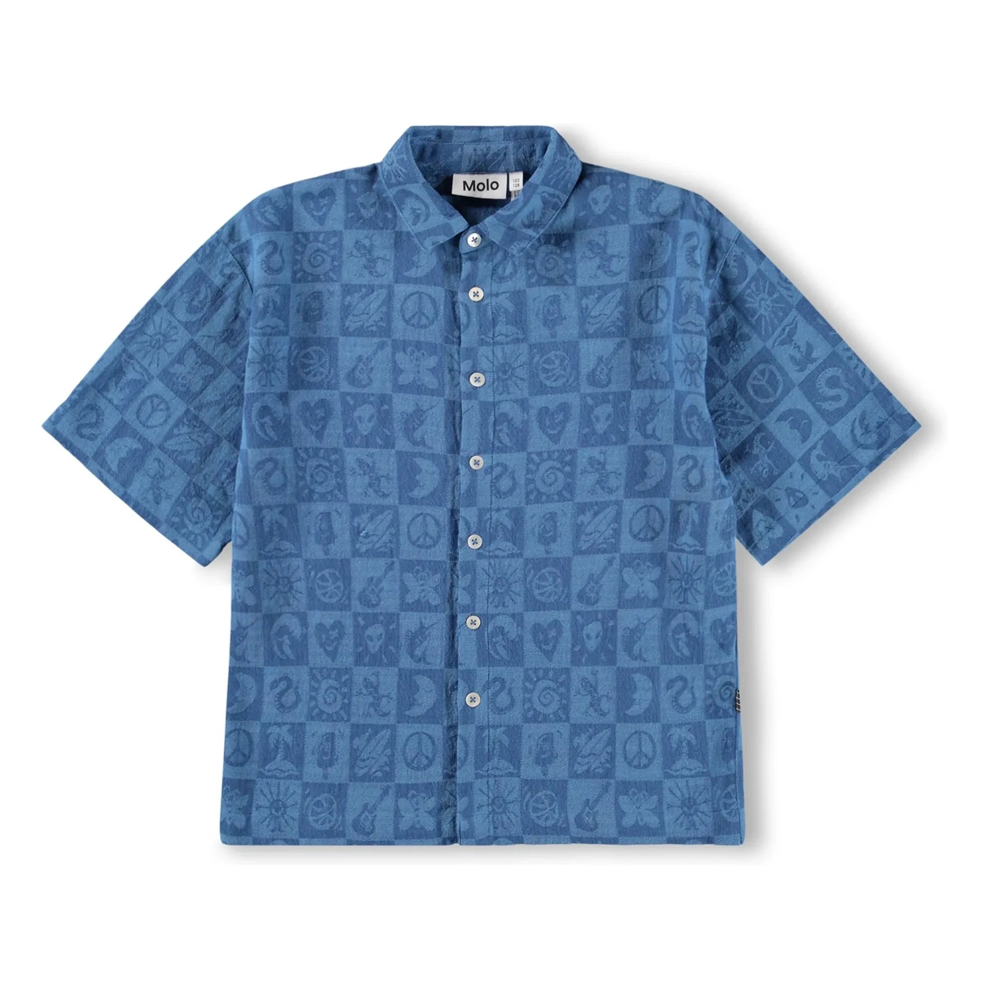 Molo - Camisa Richie Damier | Azul