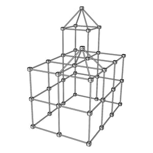 Sarbakane - Kit de Construcción de Cabaña de Castor - 111 Piezas