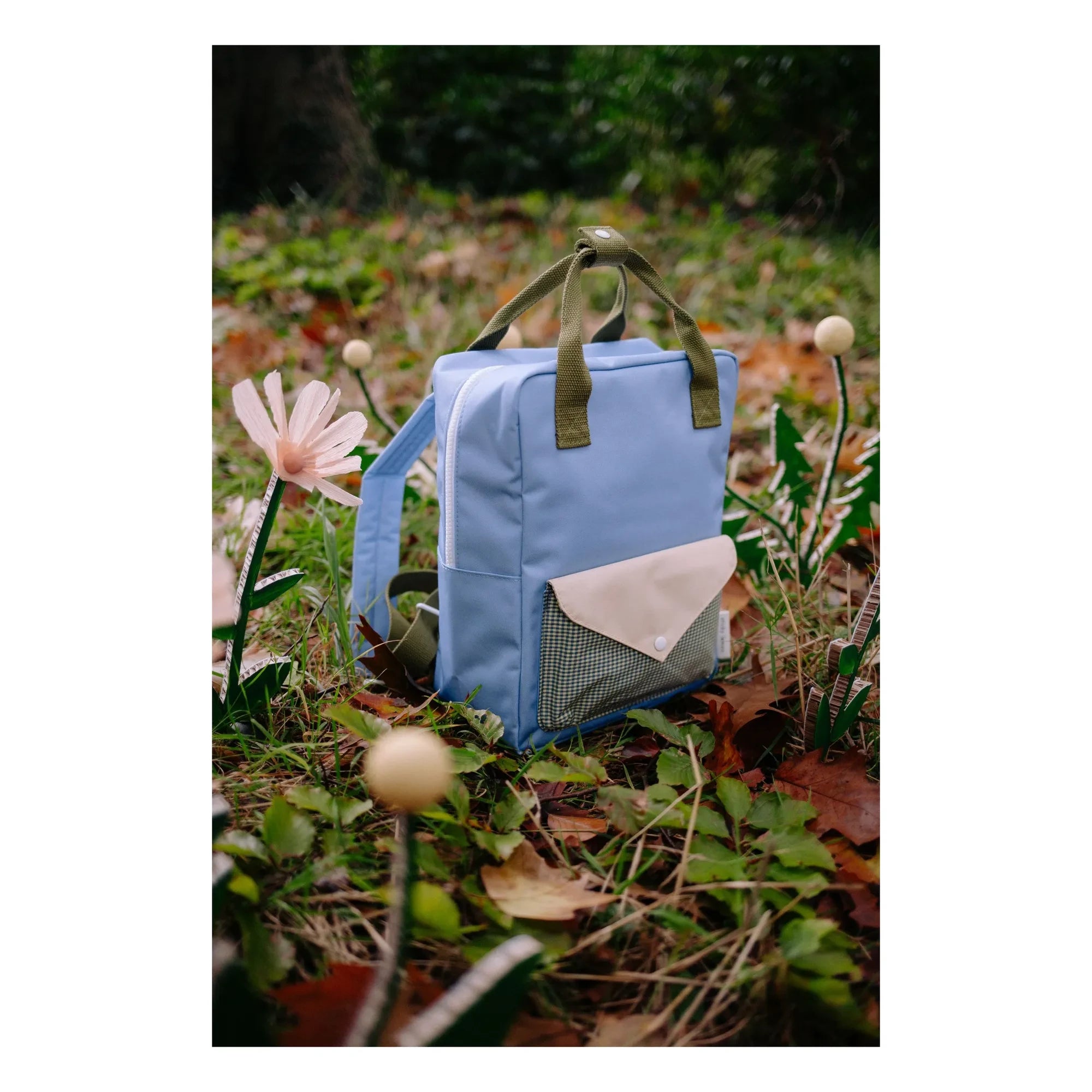 Sticky Lemon - Mochila tipo sobre mediana | Azul claro
