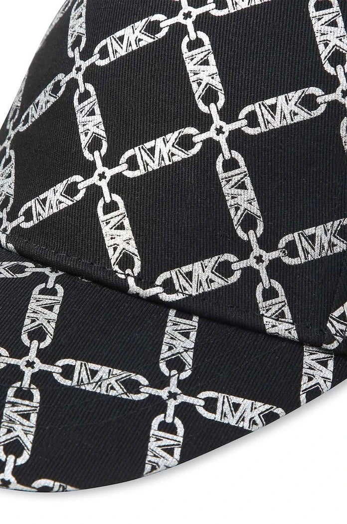 Gorra Michael Kors infantil de algodón con visera