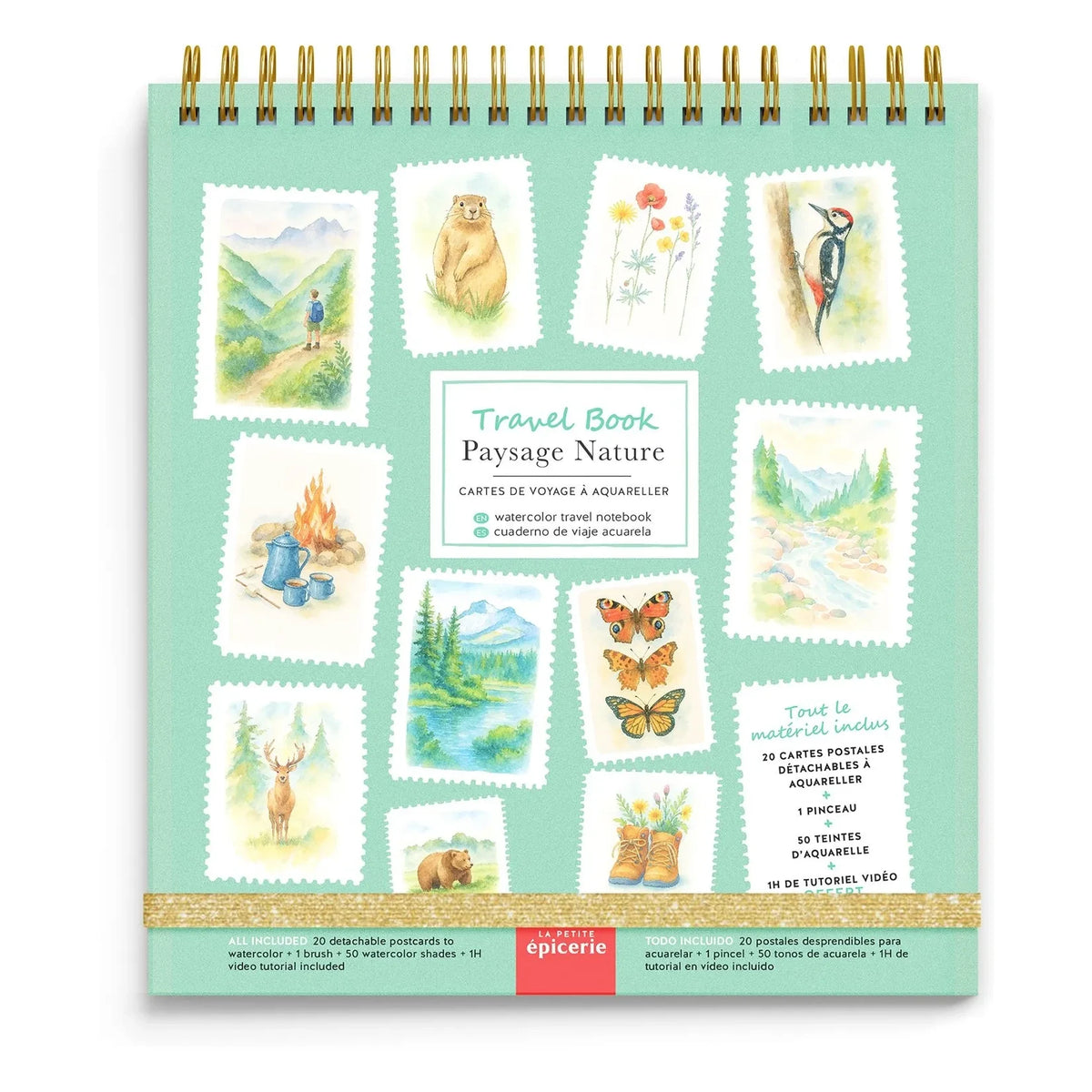 La Petite Épicerie - Cuaderno de acuarelas - Paisaje natural