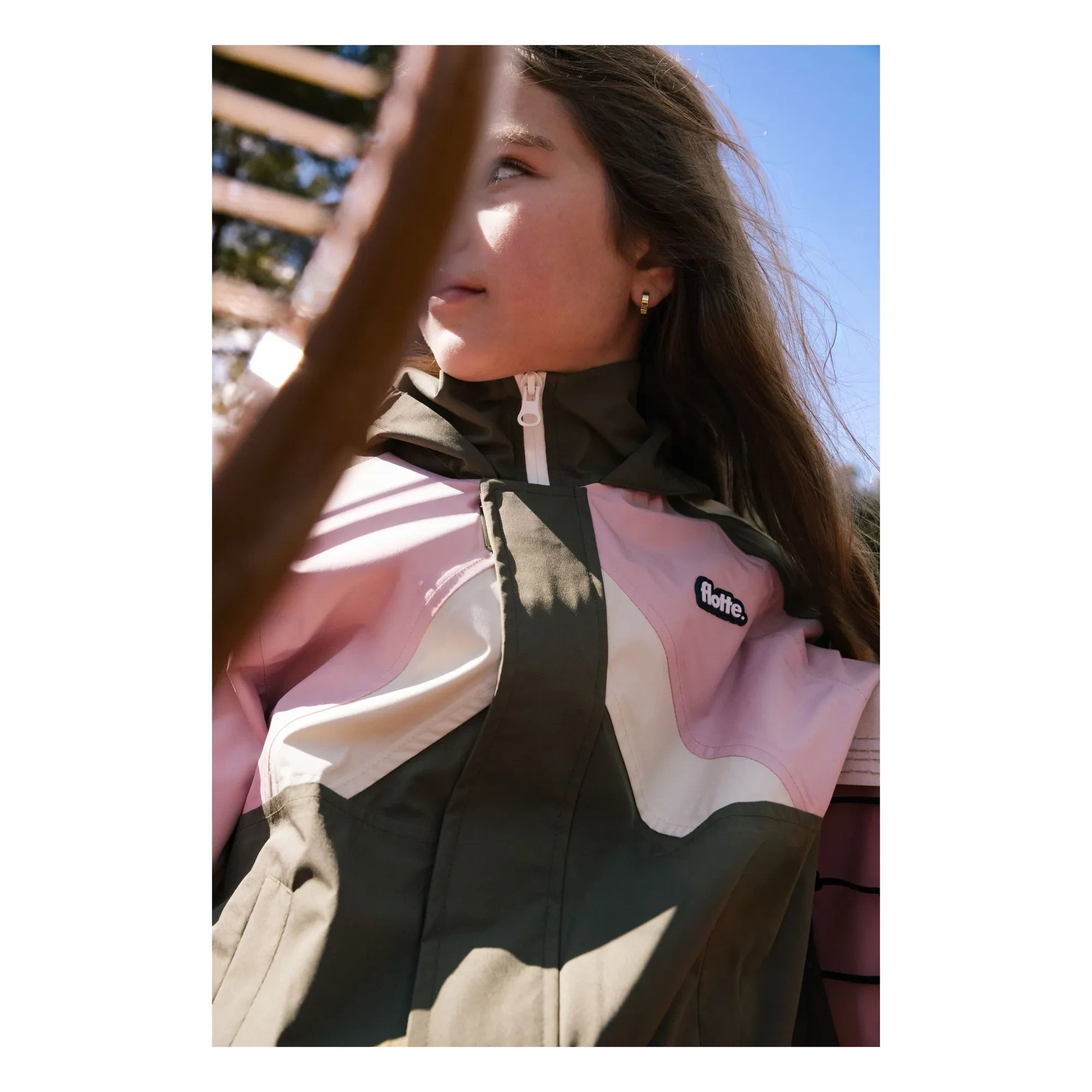 Flotte - Chaqueta impermeable Abbessito Fibras recicladas | Caqui
