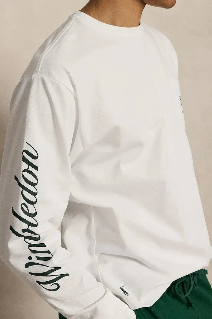 Polo Ralph Lauren blusa de manga larga de algodón para hombre Wimbledon