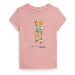 Ralph Lauren - Camiseta de punto Bear | Rosa empolvado