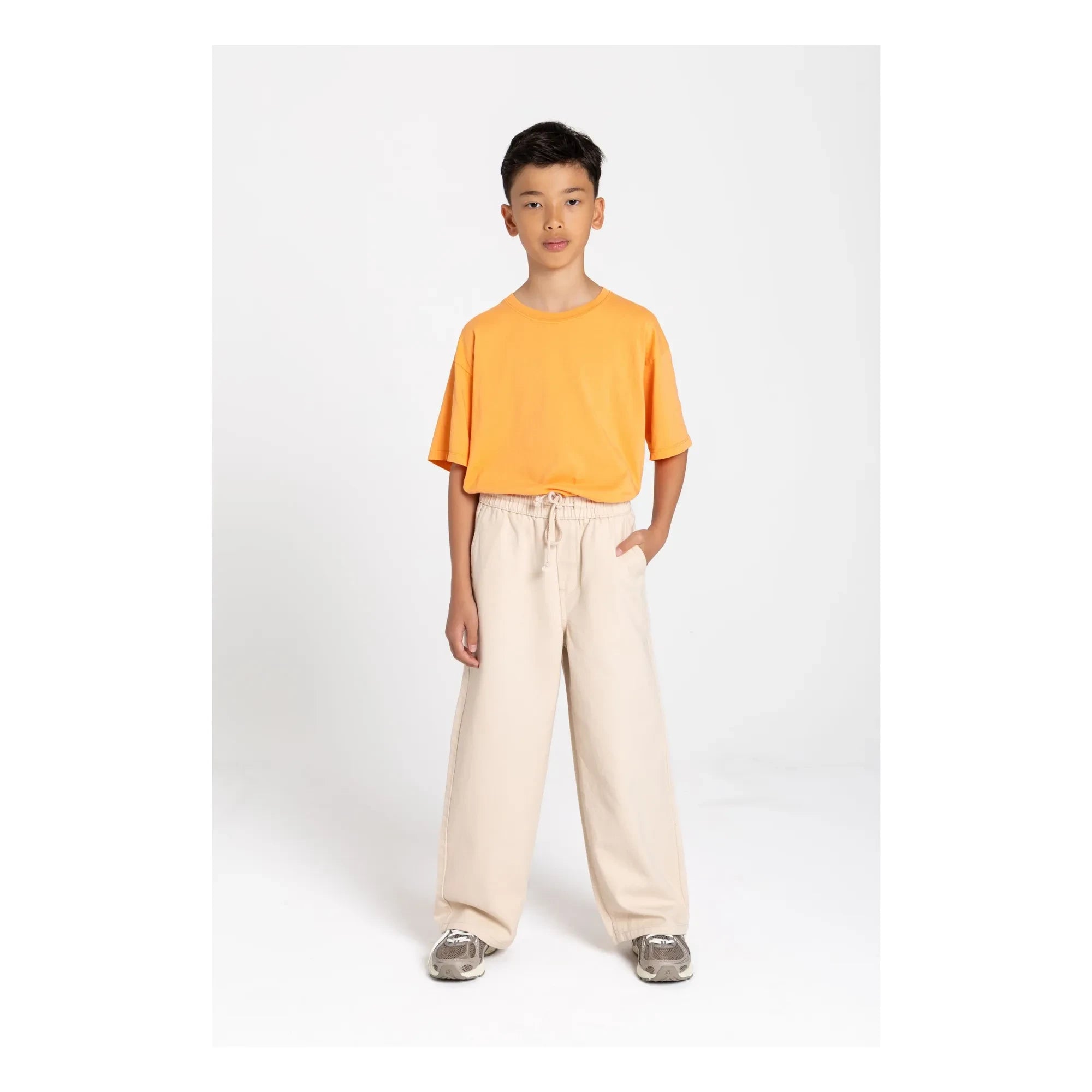 Smallable Kid - Camiseta de algodón orgánico Nils | Naranja