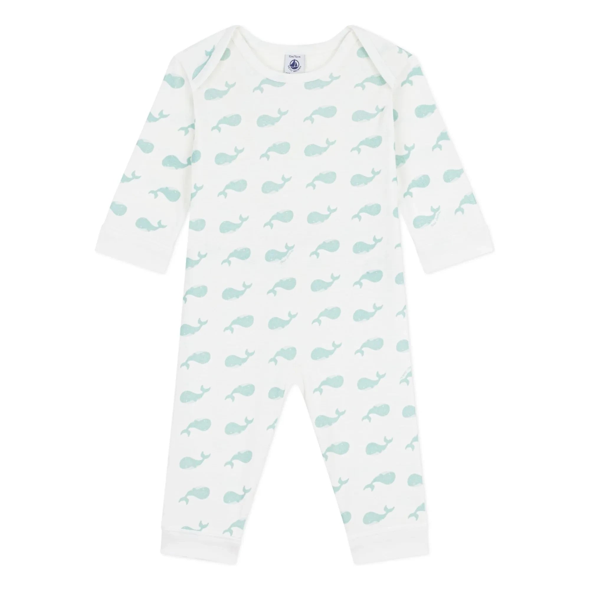 Petit Bateau - Pijama Whale Sleep Well | Crudo