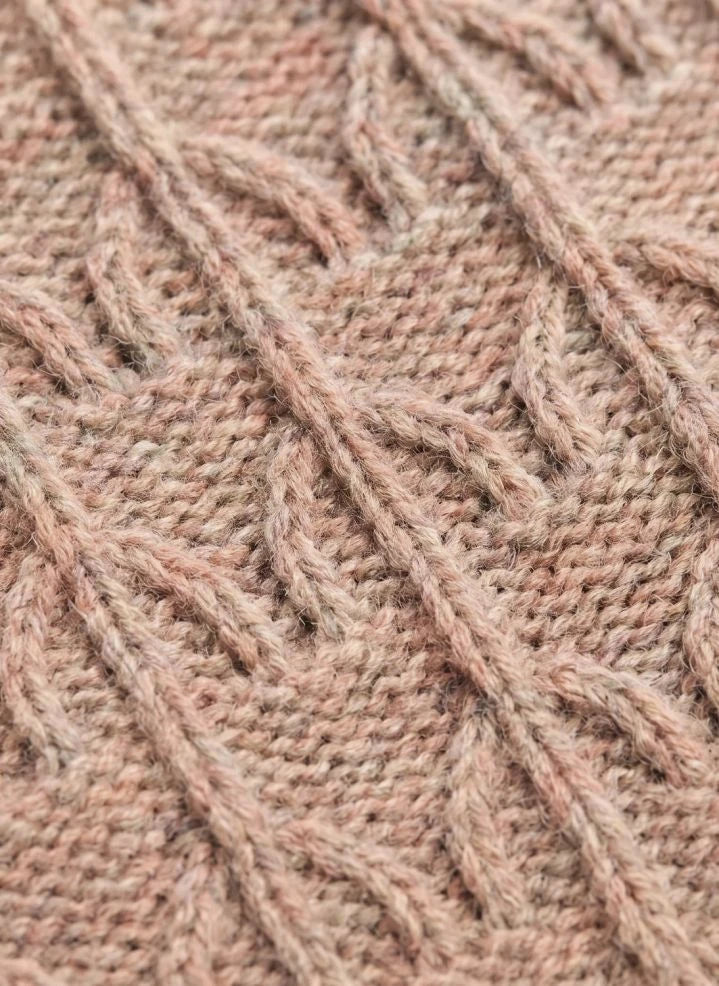 Hundred Pieces - Adel Cárdigan de Lana Merino | Rosa