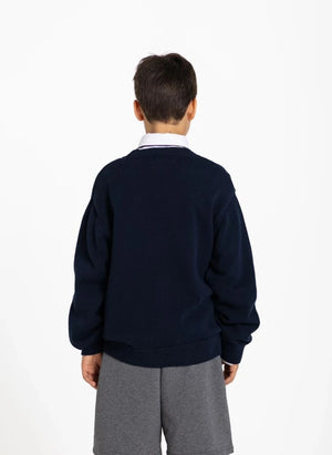 Smallable Kid - Chaqueta de punto orgánica Harcourt | Azul marino