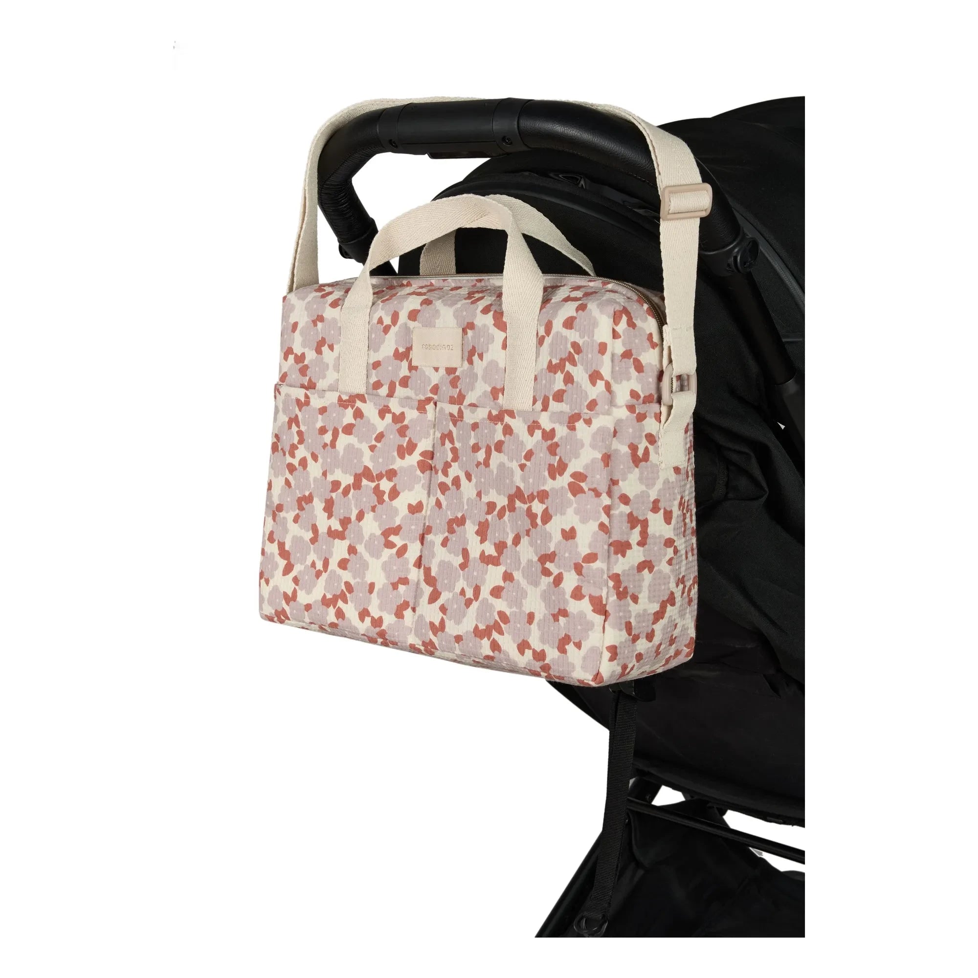 Nobodinoz - Bolso cambiador impermeable Gala Opera Mauve Sakura | Malva