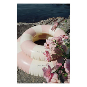 Petites Pommes - Aro de natación inflable Sally | Rosa empolvado
