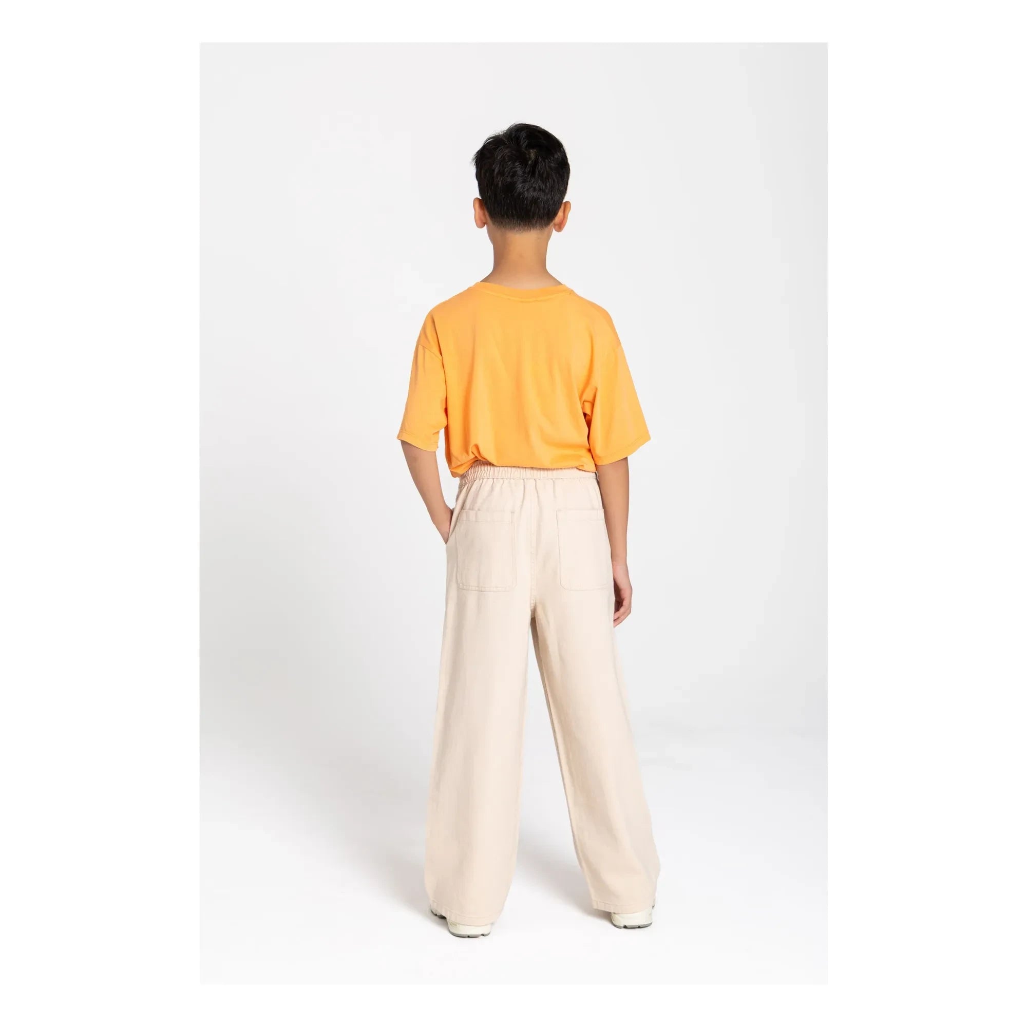 Smallable Kid - Pantalón de pernera ancha Burt | Crema