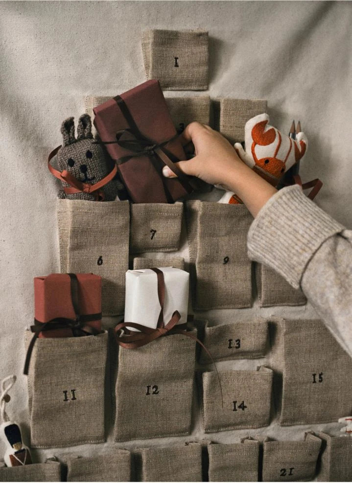 Ferm Living - Calendario de Adviento de algodón orgánico