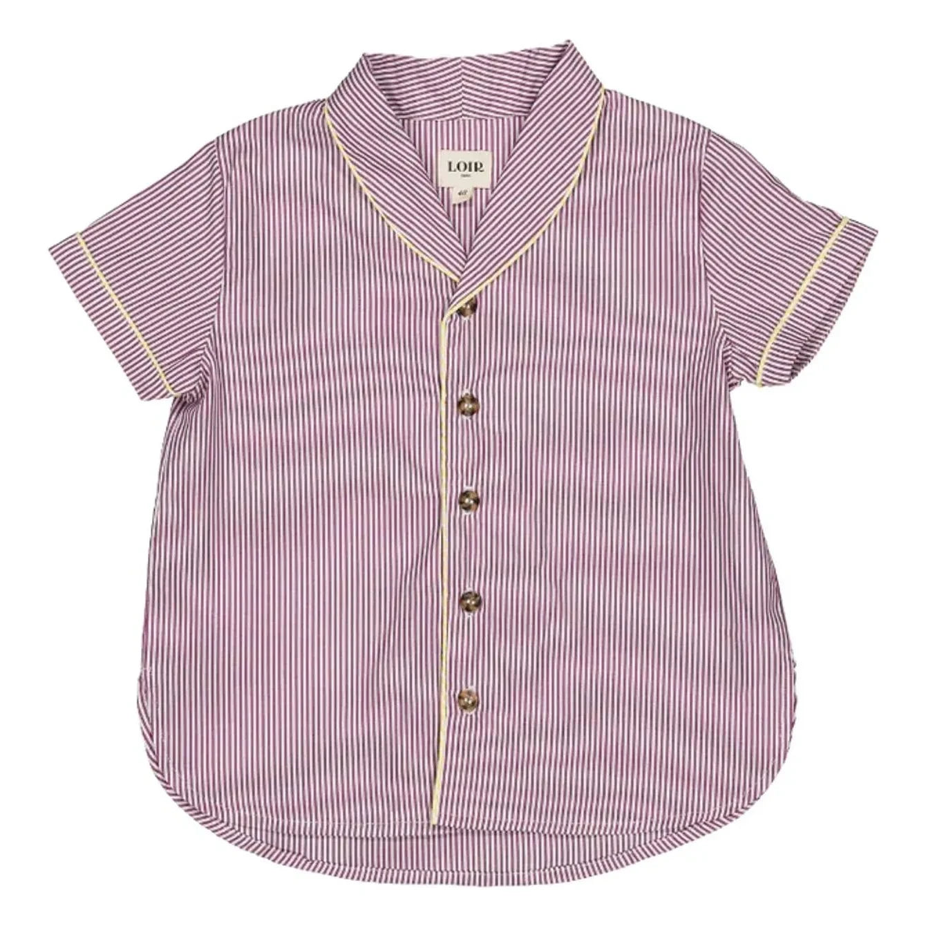 Loir - Camisa Paco a rayas | Morado