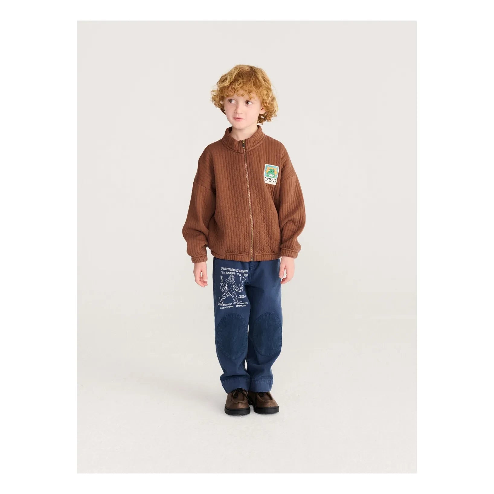 Bobo Choses - Pantalón Parche de Algodón Orgánico | Azul