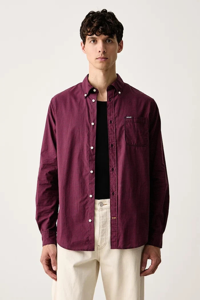 Camisa de algodón para hombre Barbour Harbourwall