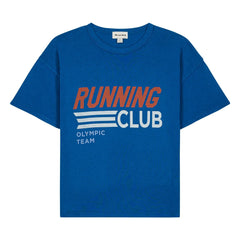 We Are Kids - Camiseta de algodón orgánico Dylan Running Club | Azul marino