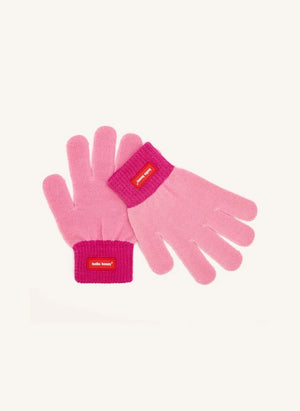 Hola Hossy - Guantes Orgánicos de Algodón Útiles | Rosa