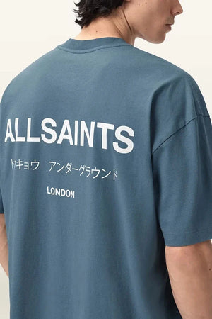 Camiseta extragrande de algodón para hombre AllSaints