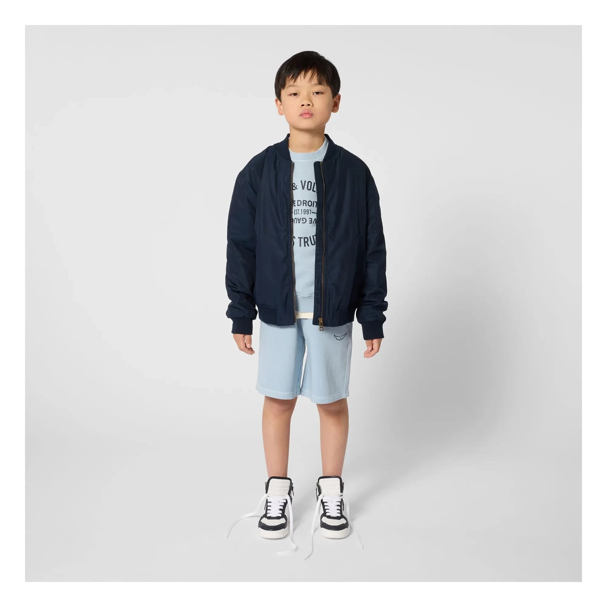 Zadig & Voltaire - Sudadera con logotipo Art Is Truth | Azul claro