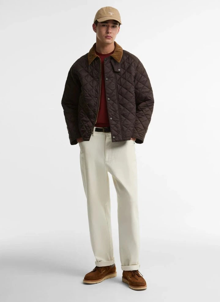 Barbour - Oversized Transport Ceket | Koyu Kahverengi