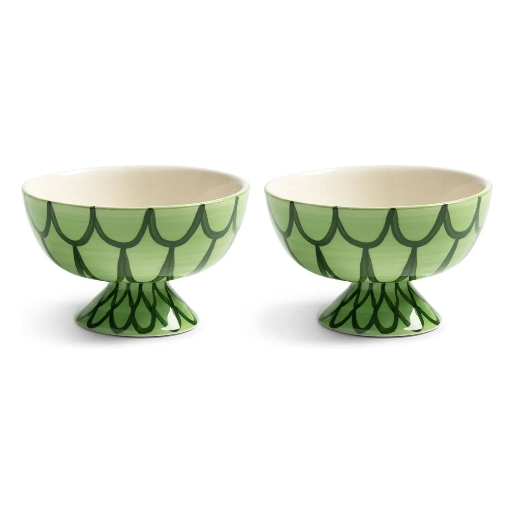 &Klevering - Sirenas Kaseler - Juego de 2 | Verde